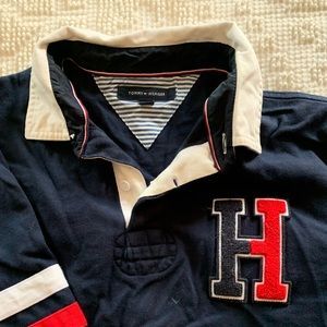 Men’s Tommy Hilfiger collegiate polo size large